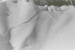 表層雪崩の写真