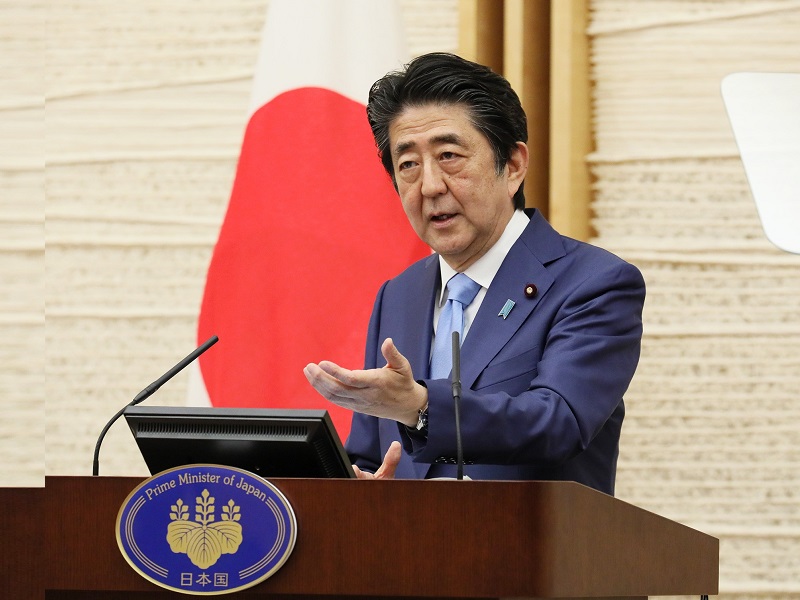 令和2年5月4日 新型コロナウイルス感染症に関する安倍内閣総理大臣記者